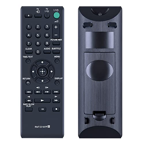 TCNOUMT RMT-D197P Remote Control Replacement for Sony CD DVD Player DVD Remote Control for Sony DVP-SR120 DVP-SR150 DVP-SR160 DVP-SR170 DVP-SR320 DVP-SR350 DVP-SR360 DVP-SR370 DVP-SR450K