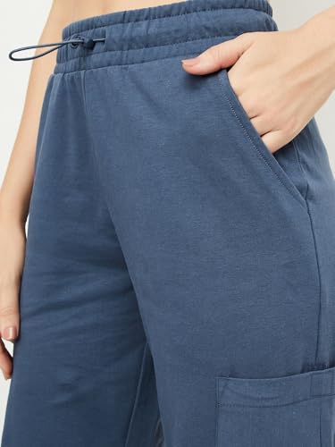 Image of Max Plus Size Women Solid Athleisure Cargo Joggers