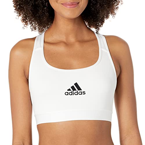 Adidas Women's Powerreact Training Medium-Support Bra, White, X-Large DD-F