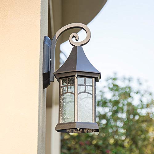 Applique murale extérieure en verre pour illuminer vos soirées sur la terrasse