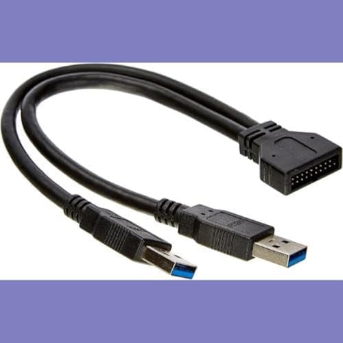 DeLOCK 0.25mt USB3.0-2xUSB3.0 Cavo USB 3.2 Gen 1 (3.1 Gen 1) 2 x USB A Nero - 4