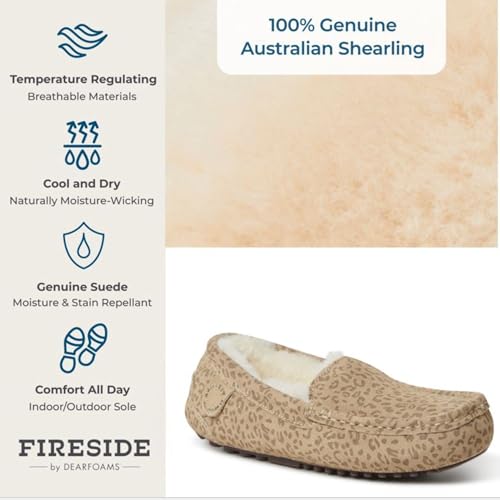 Image of Fireside By Dearfoams Women's Mel Shearling Moccasin