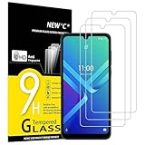 NEW'C 3 Stück für Wiko Y82 für Panzerglas, Frei von Kratzern, 9H Festigkeit, HD Bildschirmschutzfolie, 0.33mm Ultra-klar, Ultrawiderstandsfähig