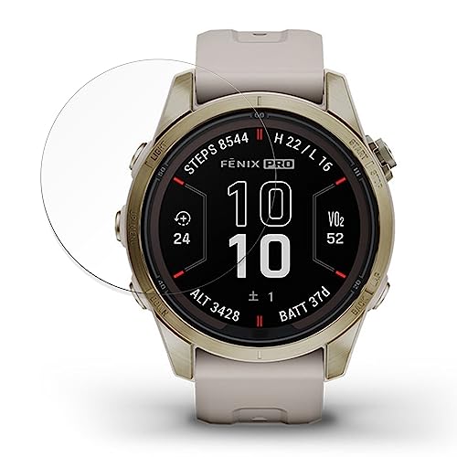 FILMEXT �t�B���� GARMIN fenix 7S Pro Sapphire Dual Power ������ �ی�t�B���� ���{�� 9H���d�x(�����K���X �Ɠ����̍��d�x) �u���[���C�g�J�b�g �t�B���� 9BGWD00341