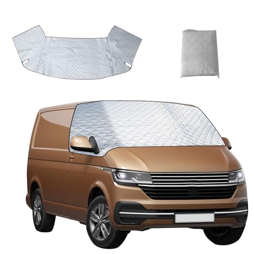 Windscreen Cover for VW T6 Transporter Windscreen Cover Anti Frost Ice Dust Window Cover Sun Protection for VW T6 2016-2022 Motorhome Vans