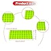 Aymzbd Snowboard Stomp Pads Anti Skid Lightweight Silicone Skiing, Easy to Install, Outdoor Sports Snowboarding Accessories Studs, Green