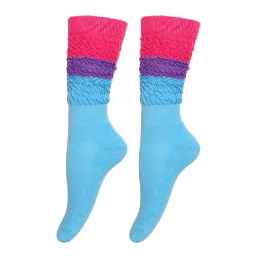 Image of Gvhntk Slouch Socks Women 80s 90s Scrunch Socks Extra Long Slouchy Sock Knee High Sock