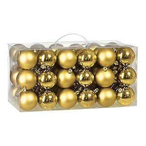 Deuba kerstballen 54 kerstboomversiering hanger kerstballen voor de kerstboom kerstboomversiering kerstboombal