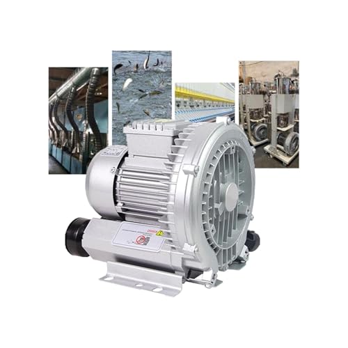 Genérico Bomba de Anillo regenerativa de Alta presión y soplador de vórtice Multiusos, soplador regenerativo Industrial para aireación de Aguas residuales, Ventilador centrífugo de Alta presión para