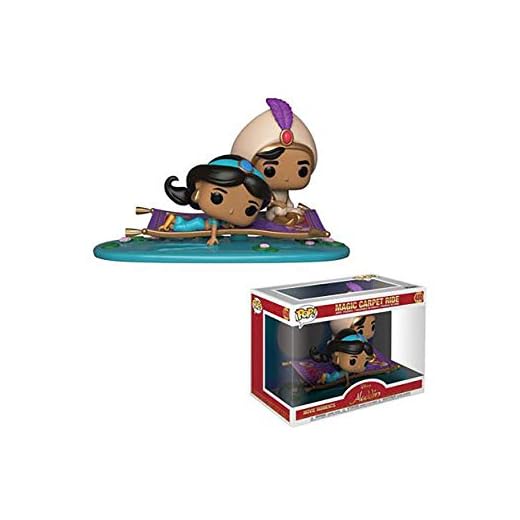 Funko- Pop Vinyl: Aladdin-Magic Carpet Ride Figura de Vinilo Movie Moment Viaje en Alfombra, (889698357609)