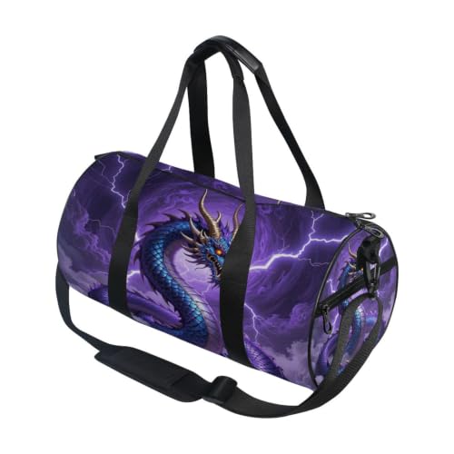 Bolsa de deporte de dragón mítico para gimnasio y viajes activos de hombres y mujeres