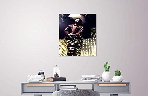 Miniatura 4 de Spiritual Christian Home Decor Original Mixed Media Wall Art Black Red Gold