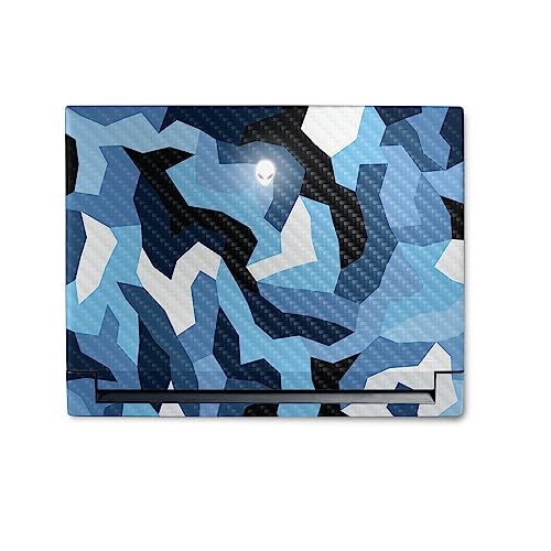 Image of MightySkins Carbon Fiber Skin Compatible With Alienware M18 R1 (2023) Full Wrap Kit - Sky Camouflage | Protective Durable Textured Carbon Fiber Finish | Easy To Apply & Change Styles | Made in the USA