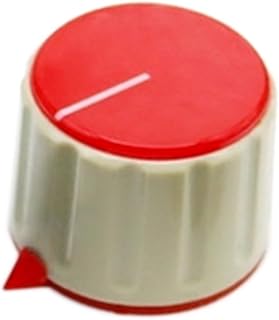 ezqnirk 5pcs 29mmX21mm Inner Diameter 6mm XN-28Z knob Potentiometer Cap Plastic Potentiometer Handle KN110,red