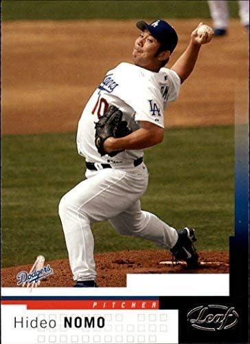 2004 Leaf #145 Hideo Nomo MLB Baseball Trading Card