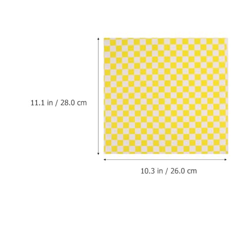 Papel antiadherente para alimentos con absorción de aceite y resistente para hornear, 100 uds 3
