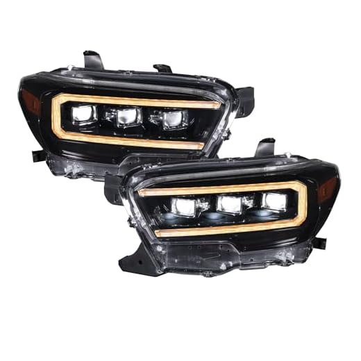 Form Lighting Amber DRL LED Headlights Pair
