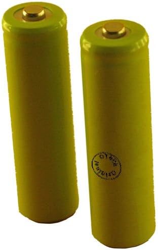 Two Otech rechargeable batteries with branding.