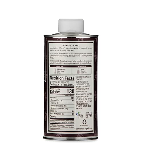 image for La Tourangelle, Roasted Walnut Oil, Plant-Based Source of Omega-3 Fatt