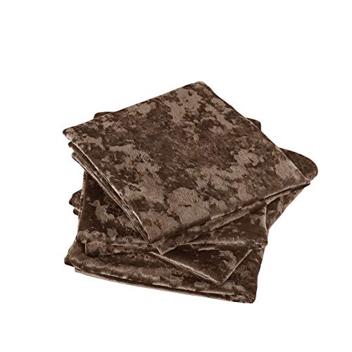 Home Soft Things Crushed Velvet Decorative Throw Pillow Cover 2 Piece, Carafe, 26\'\' x 26\'\', Soft Accent Square Couch Cover for Living Room Bedroom - Thumbnail 3