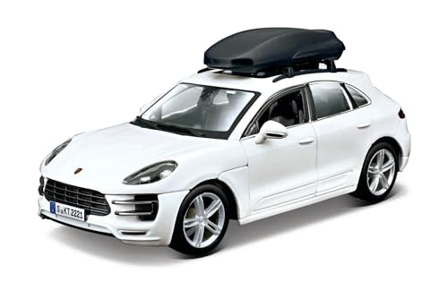 Bburago Eurotrek 1:24 "avec accessoires Porsche Macan w/Cargo Box