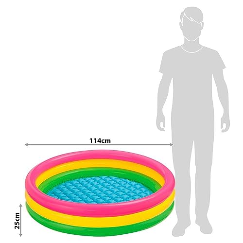 Image of Inflatable Pools Multicolor for Bath and Swimming (4 FT + Pump)