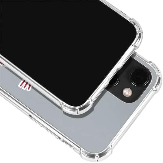 Skinit Clear Phone Case Compatible with iPhone 14 - Officially Licensed Washington State University WSU Cougars Design
