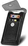 Protección total fiable: gracias a la solapa magnética se evita que el teléfono se caiga de forma fiable - La funda garantiza una cobertura del 100 % y una verdadera protección completa del cuerpo