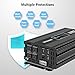 YITRANIC 2500W Pure Sine Wave Inverter - 12V DC to 120V AC Power Inverter,164ft Wireless Remote & QC3.0 USB/Type-C Fast Charging, Idear for 2000 Watt Appliances‌, RV, Home Emergency, Off-Grid Solar