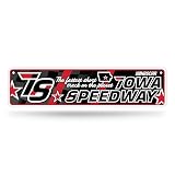 Rico Industries NASCAR Racing Iowa Speedway Metal Street Sign 4" x 15" Home Décor - Bedroom - Office - Man Cave
