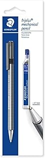 Lapiseira 0.7mm + Grafite HB, Staedtler, Triplus, 77427BK25D, Azul