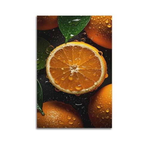 Poster mural artistique de fruits décoration murale moderne ZHOUKEG