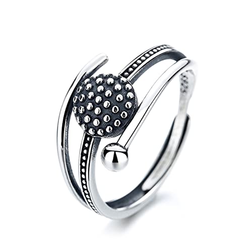Bague réglable en argent 925 KnSam : le bijou punk 3 rangs adapté à vos doigts
