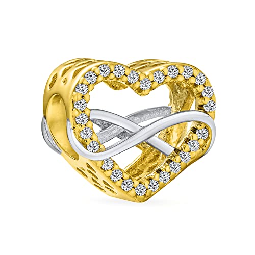 Abalorio para mujeres con inicial personalizable y diseño de corazón