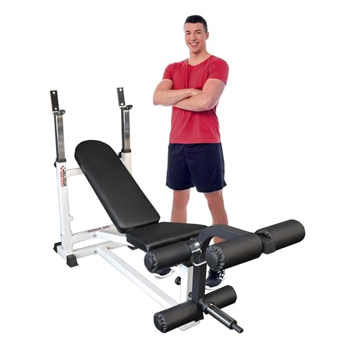 DF2000- Heavy Duty Standard Weight Bench by Deltech Fitness- 750 lb Capacity- Includes Leg Extension