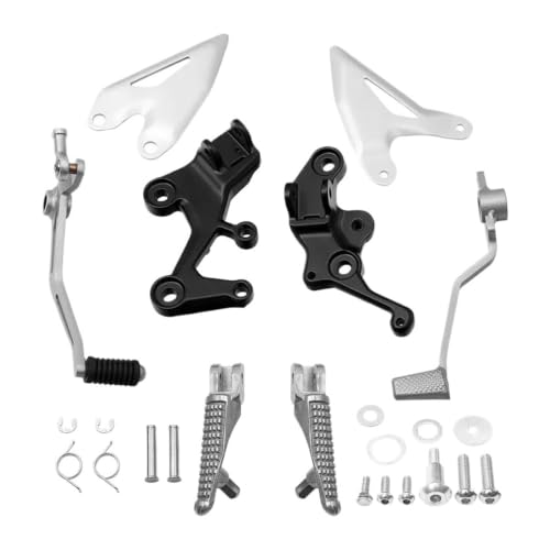 Support de repose-pieds moto Ninja 400 robuste en aluminium renforcé