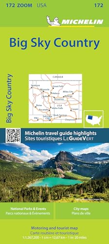 Michelin USA Big Sky Country Map 172 (Michelin Zoom USA Maps)