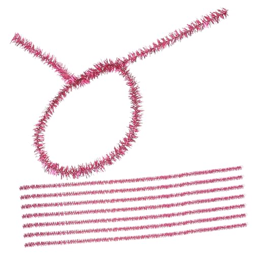 OSALADI 100Pcs Chenille Stems for DIY Crafts Flexible Twisted Sticks Vibrant Colors for School Projects Creative and Imaginative Activities