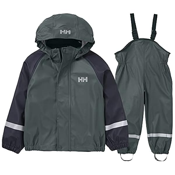 Helly Hansen K Bergen Pu Rainset Giacca Unisex - Bambini e Ragazzi