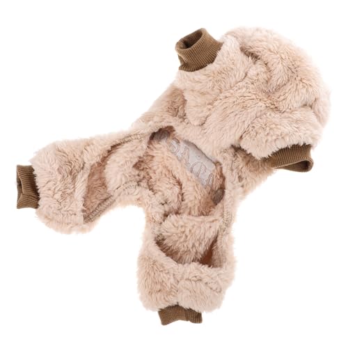 COSMEVIVI ペット服冬暖かいクラウンパターントラクション四足犬フリース 繁殖 犬用冷却マット 犬のおもちゃ 犬の服 小型犬用の犬用パーカー 愛らしい犬服 子犬の冬のジャケット ポリエステル