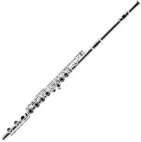 Flauta Transversal HARMONICS C HFL-5237S Prateada