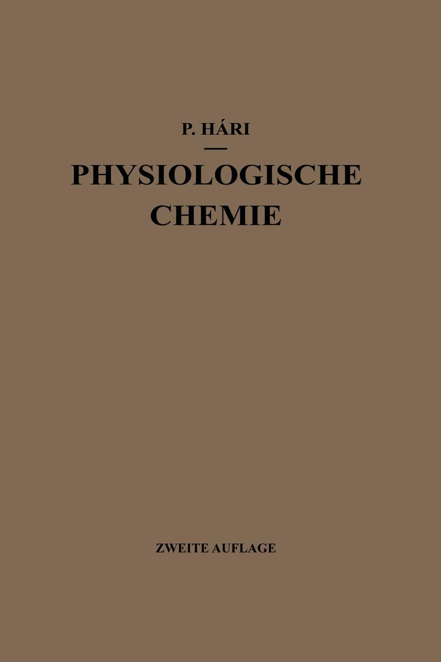 Kurzes Lehrbuch Der Physiologischen Chemie