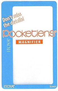Itoya Pocketlens Magnifiers (3 1/4 in. x 2 in.) 6 pcs