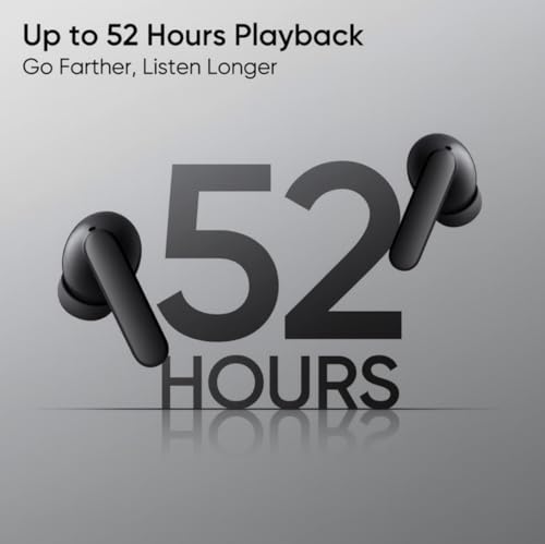 Image of True Wireless Earbuds, Black, Bluetooth in-Ear Headphones with Charging Case