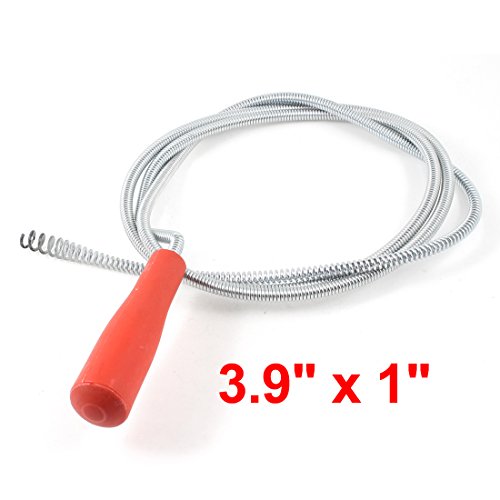 Limpiador de caños flexible con mango plástico 2.2 m rojo miniatura 2