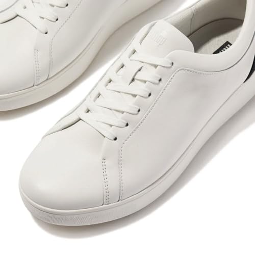 FitFlop Women's Rally Crystal-backtab Leather Trainers Sneaker4