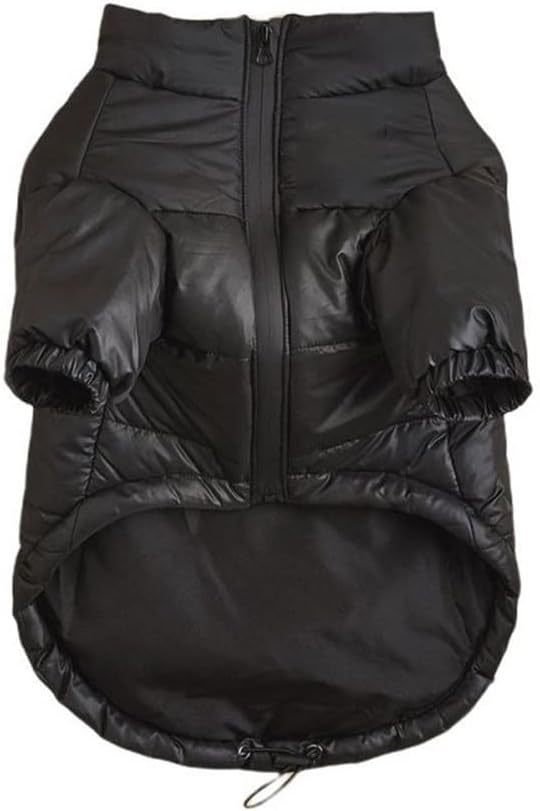 Winter Dog Clothes Warm Pet Down Jacket Puppy Clothing Small Large Dog Clothing Chihuahuaro (Black M Code)