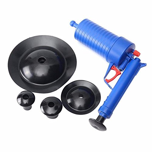 Fun-Ker Toilet Plunger, Air Drain Blaster, Pressure Pump Cleaner, High Pressure Plunger Opener Cleaner Pump for Bath Toilets, Bathroom, Shower, Kitchen Clogged Pipe Bathtub