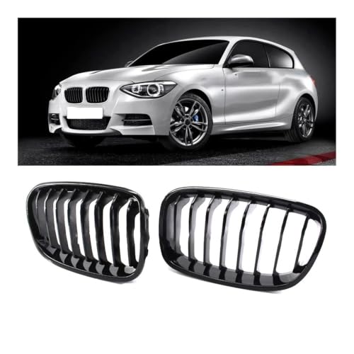 Grille capot avant BMW Série 1 F20 F21 calandre noir brillant 2011-2014
