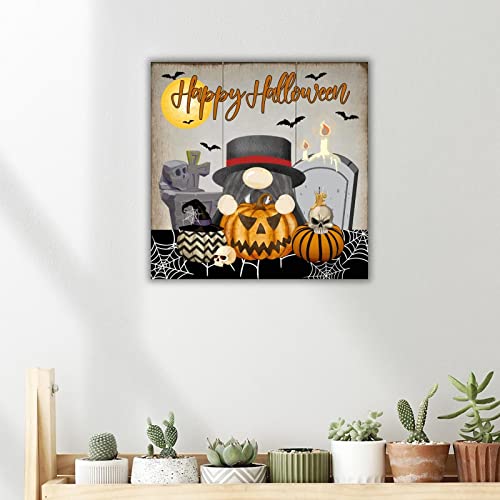 Plaque en bois Happy Halloween pour sublimer un mur vide facilement - 5